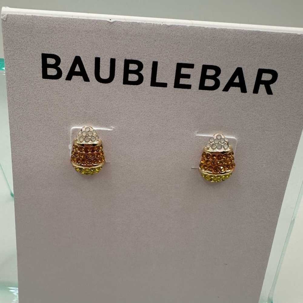 BaubleBar small Candy Corn earrings NWT - Picture 3 of 6
